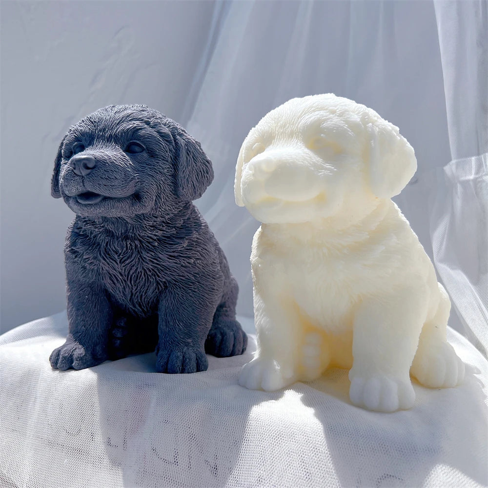 Bernese Mountain Dog Silicone Candle Mold