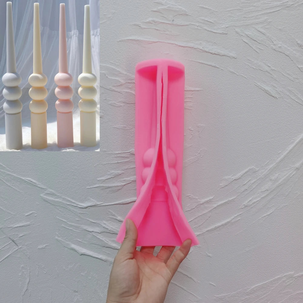 24CM Tall Taper Spiral Candle Mold