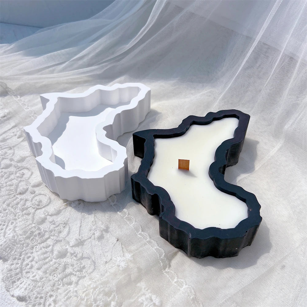 Map Candle Holder Silicone Mold