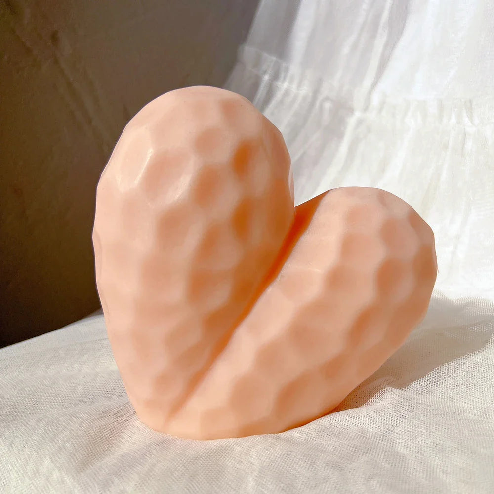 Valentine Day Gifts Diamond Heart Stand Shape Candles Molds