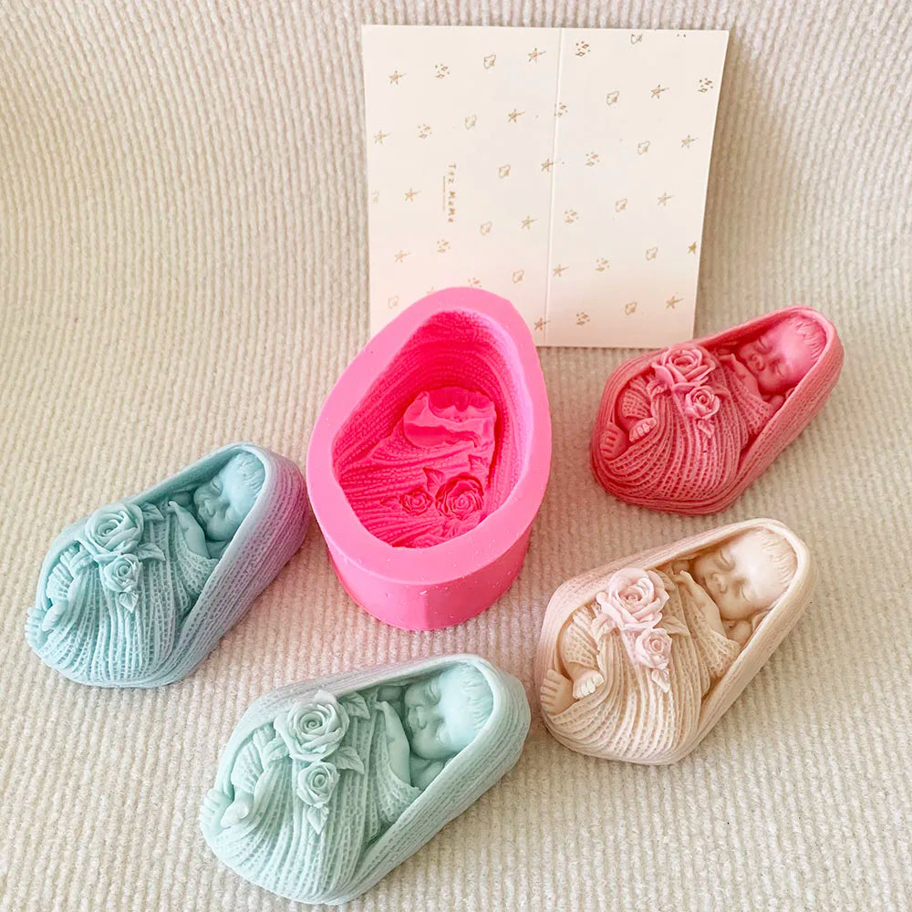 Rose Baby Silicone Mold
