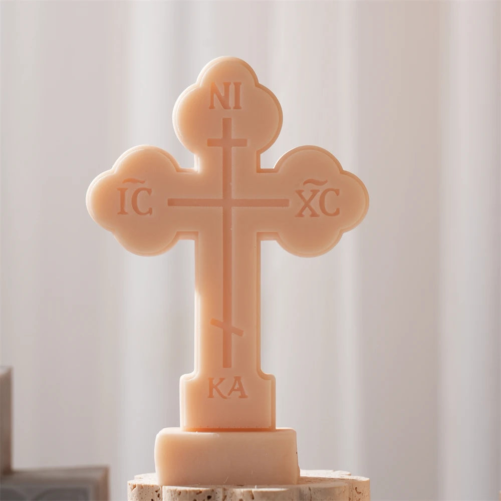 Standing Cross Candle Silicone Mold