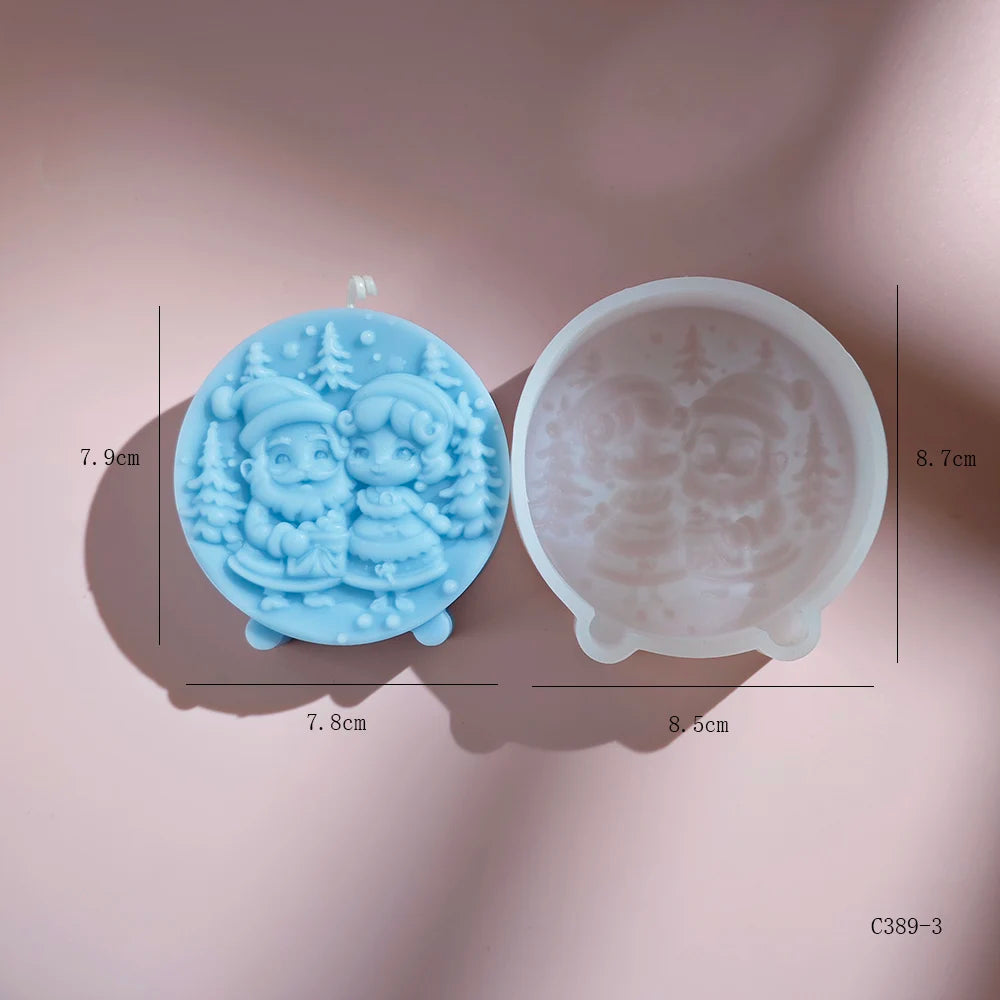 Christmas Santa DIY Candle Mold