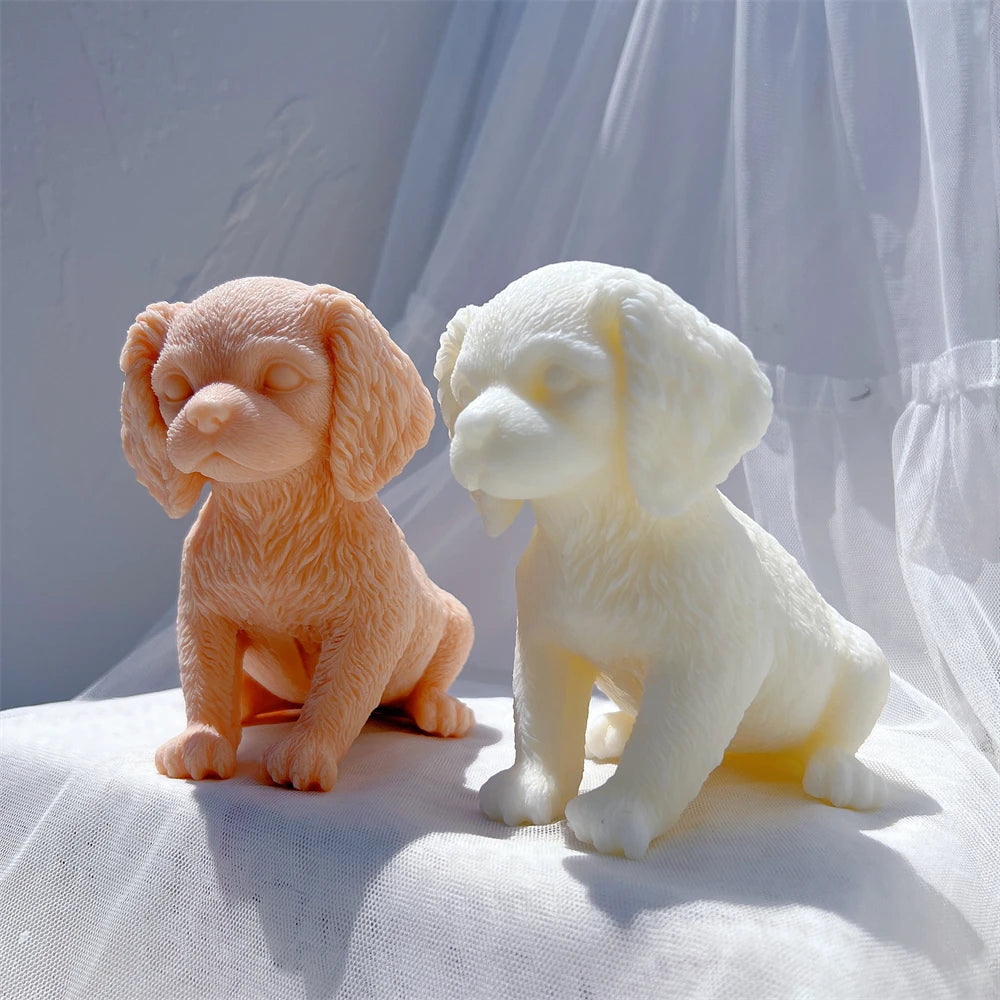 Cavalier King Charles Spaniel Dog Candle Mold