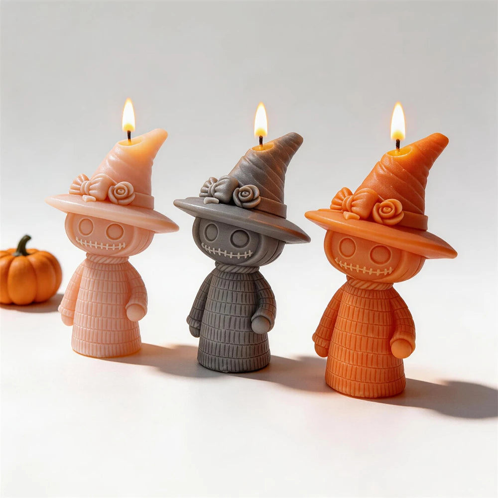 Halloween Witch Silicone Candle Mold
