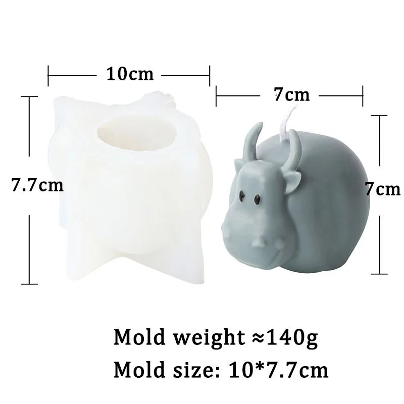 Cartoon Candle Mold Silicone