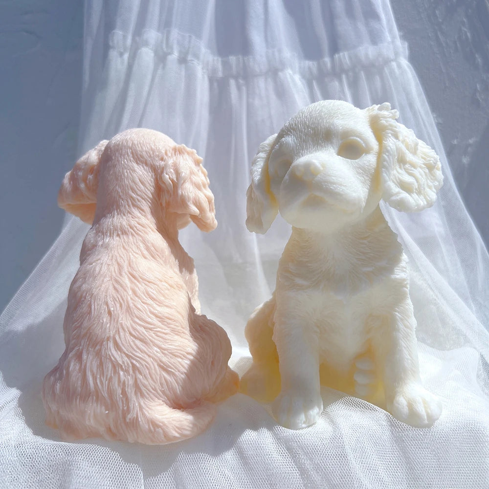 King Charles Puppy Candle Mold