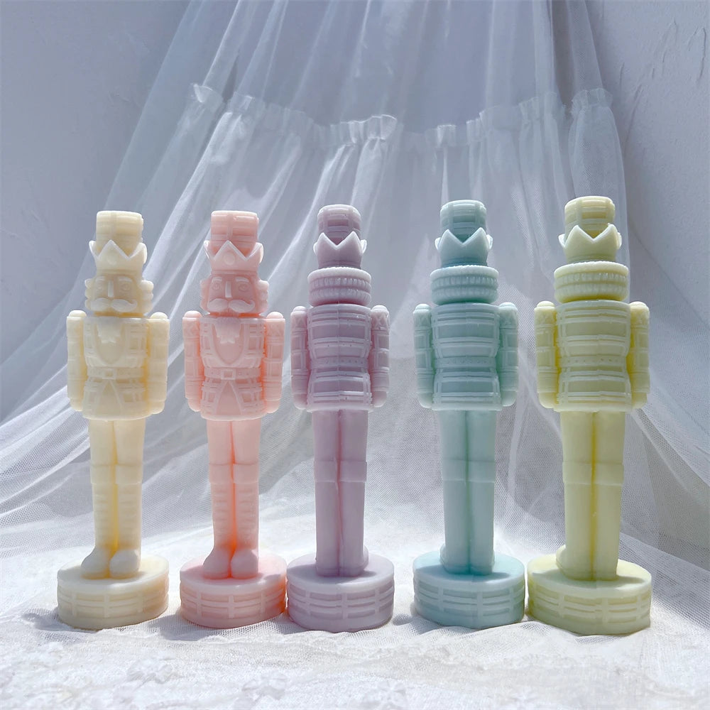 Classic Soldier Nutcracker Silicone Candle Mold