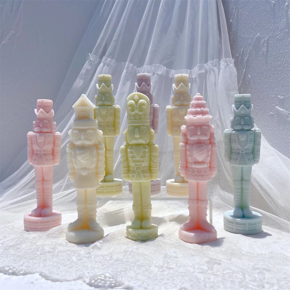 Classic Soldier Nutcracker Silicone Candle Mold