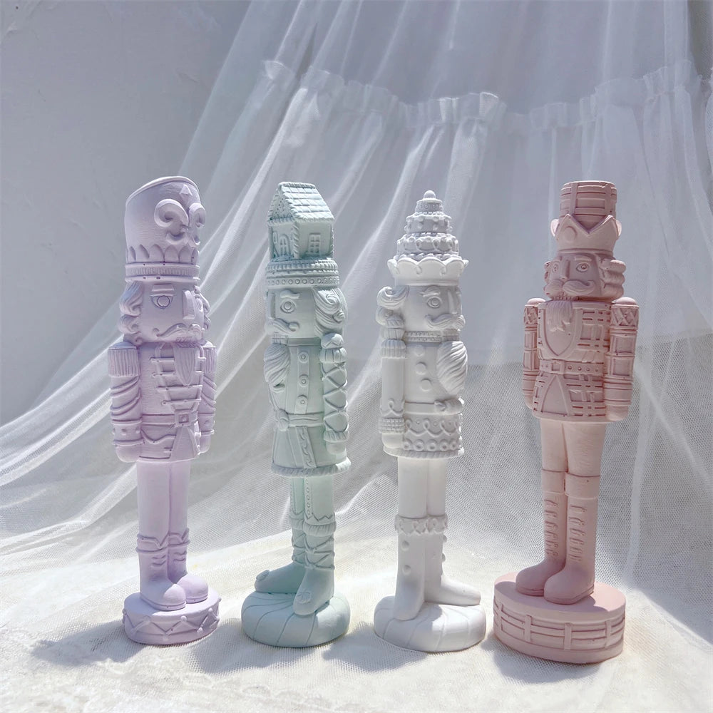 Classic Soldier Nutcracker Silicone Candle Mold