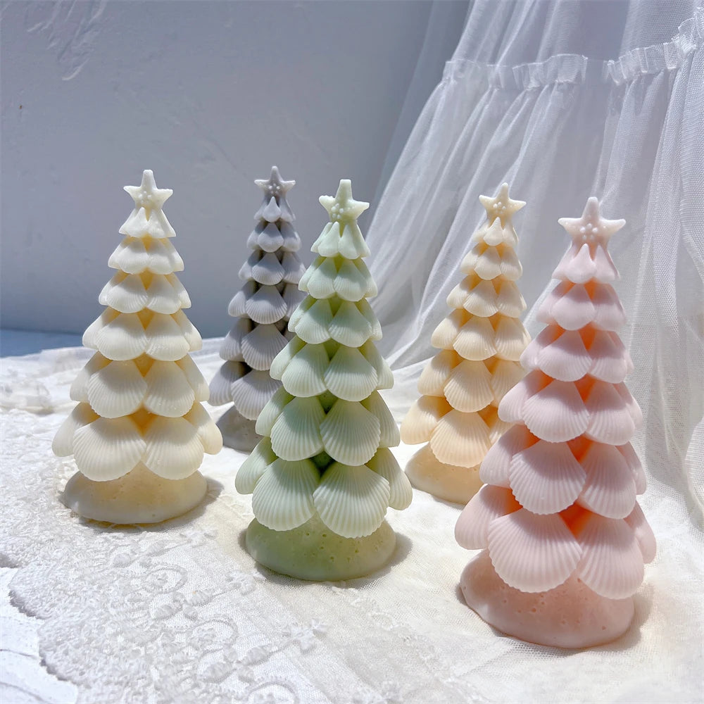 Holiday Season Christmas Tree Silicone Candle Mold