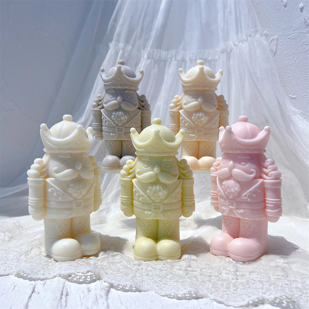 Nutcracker with Crown Silicone Mold