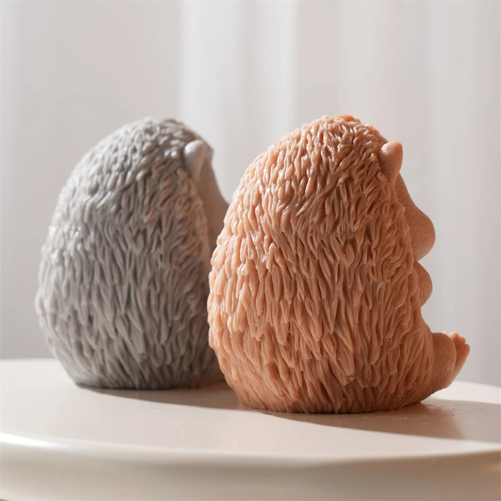 Cute Hedgehog Silicone Candle Mold