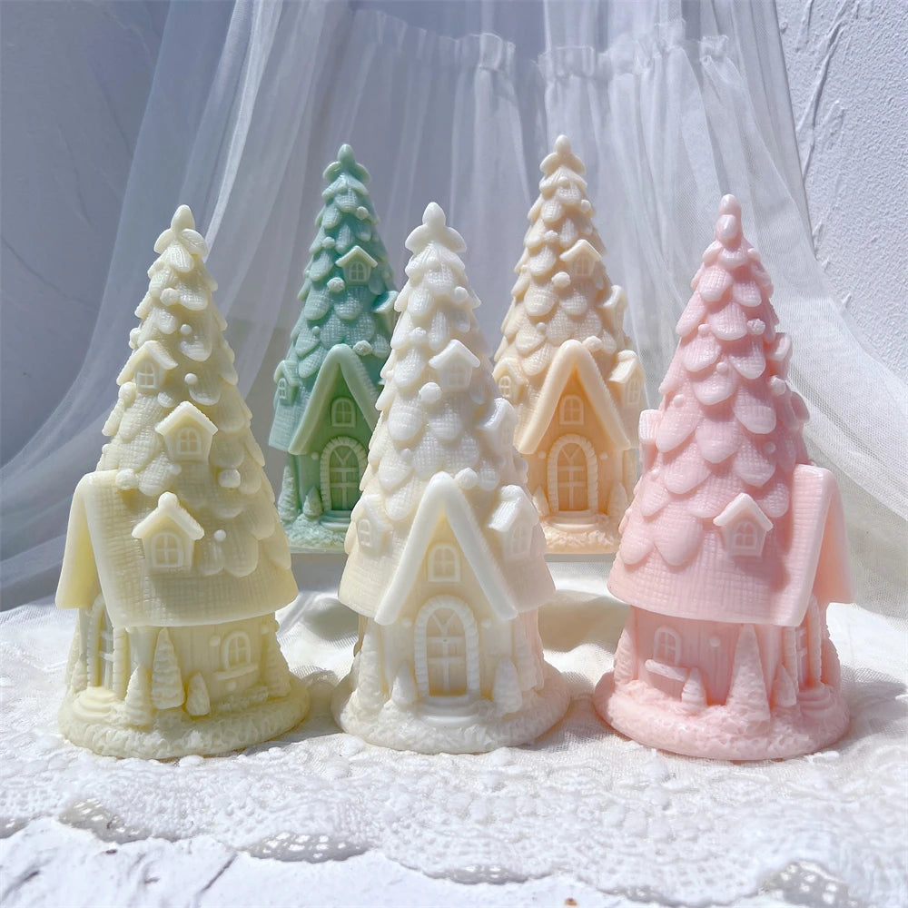Christmas Pine Tree Silicone Candle Mold