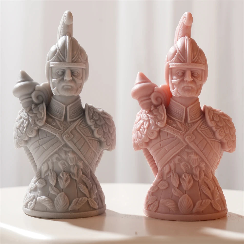 3D Chess Piece Silicone Candle Molds