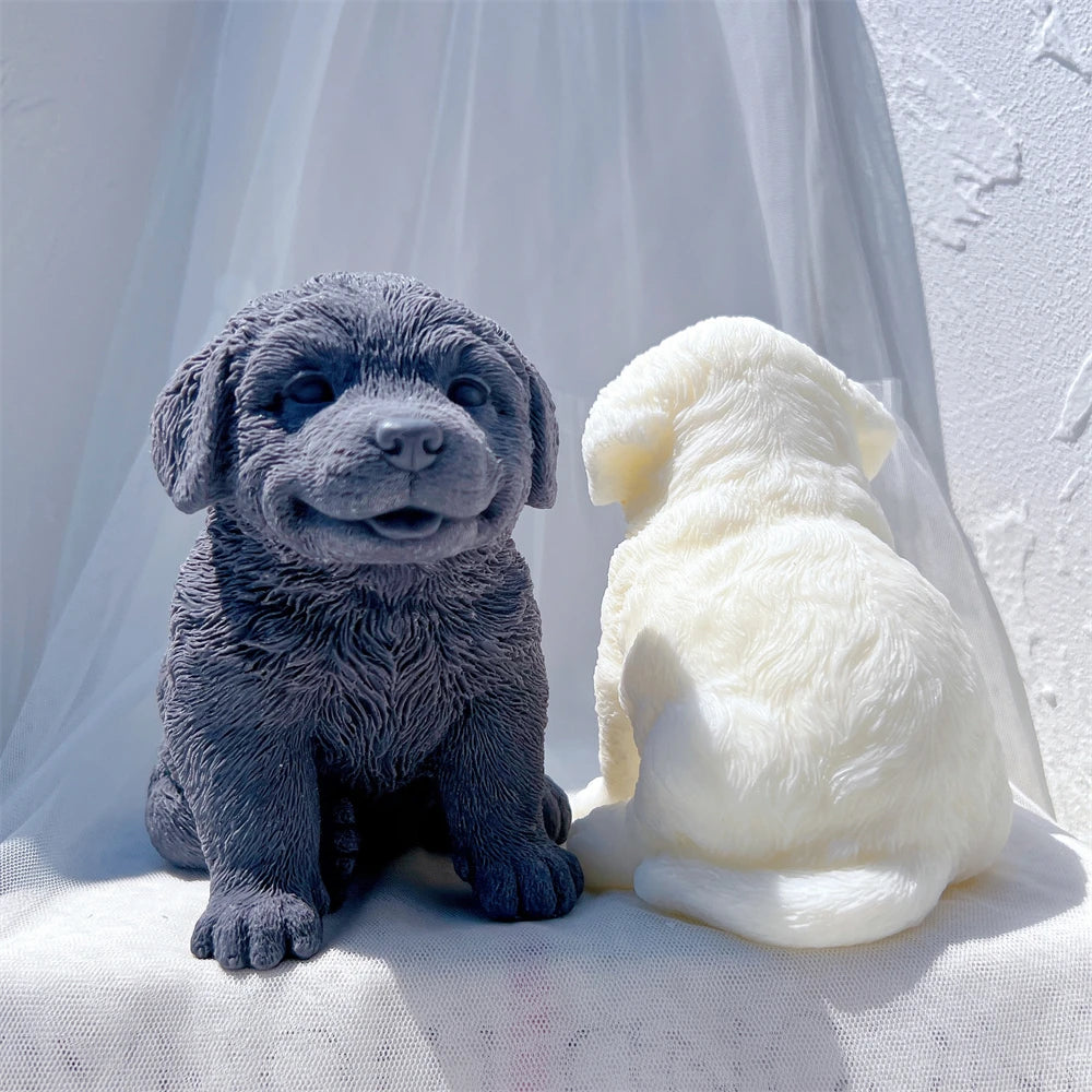 Bernese Mountain Dog Silicone Candle Mold