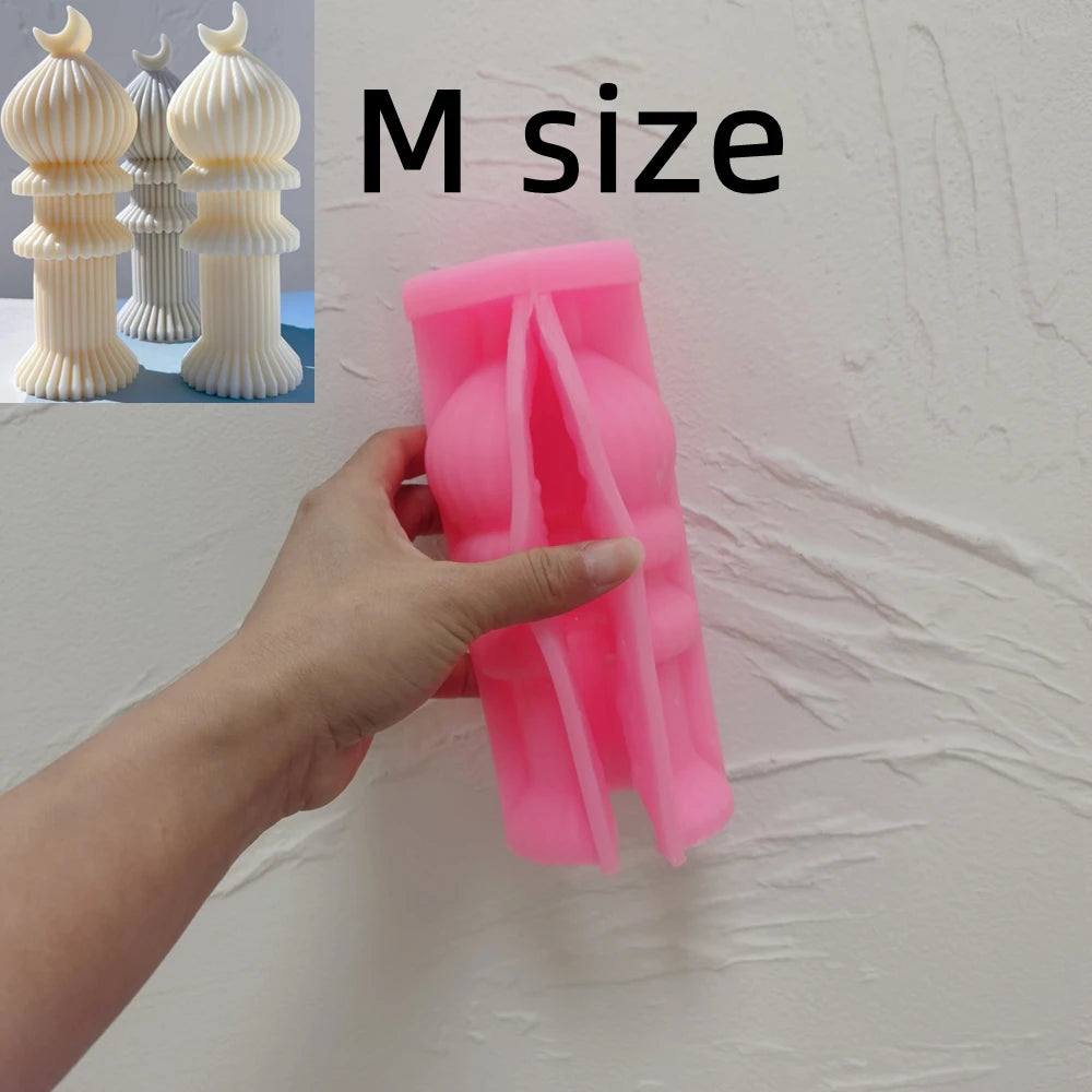 Ramadan Décor Pillar Candle Silicone Mold