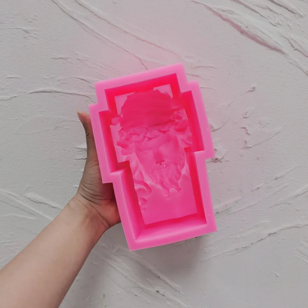 Jesus Cross Candle Silicone Mold