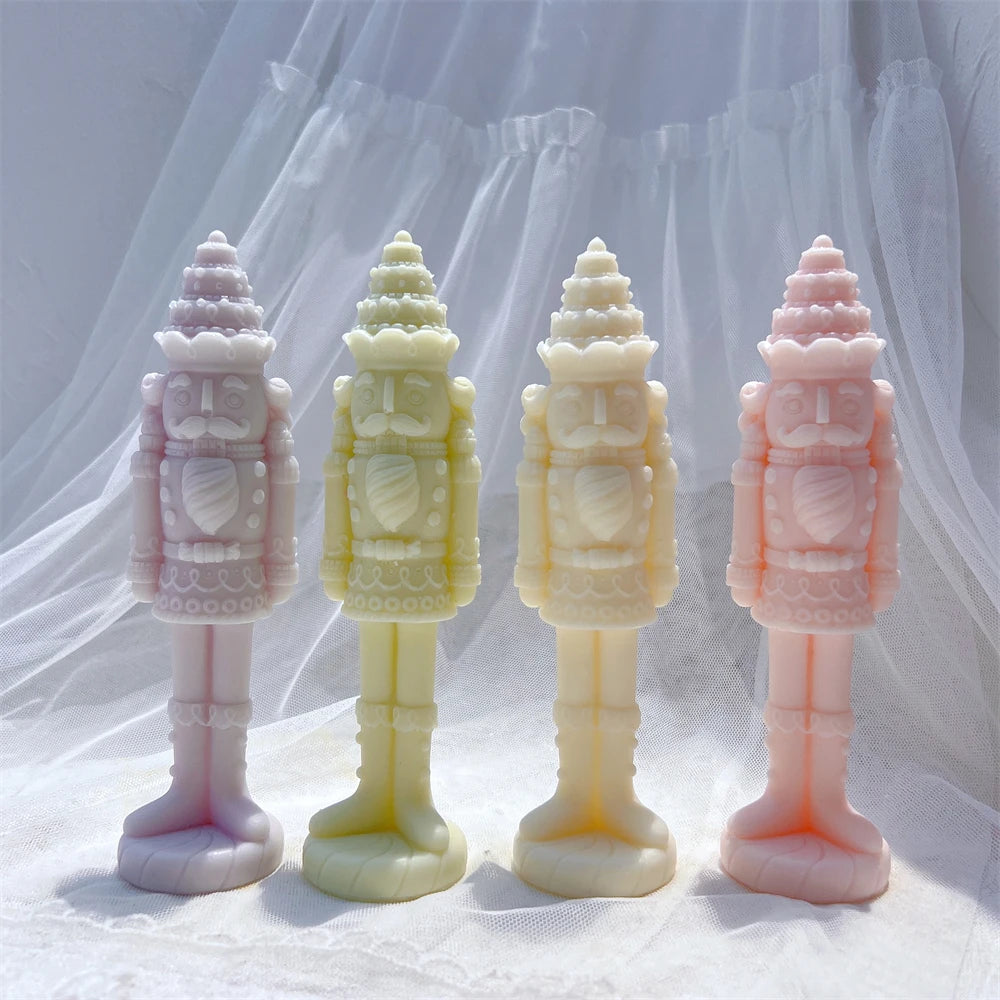 Classic Soldier Nutcracker Silicone Candle Mold