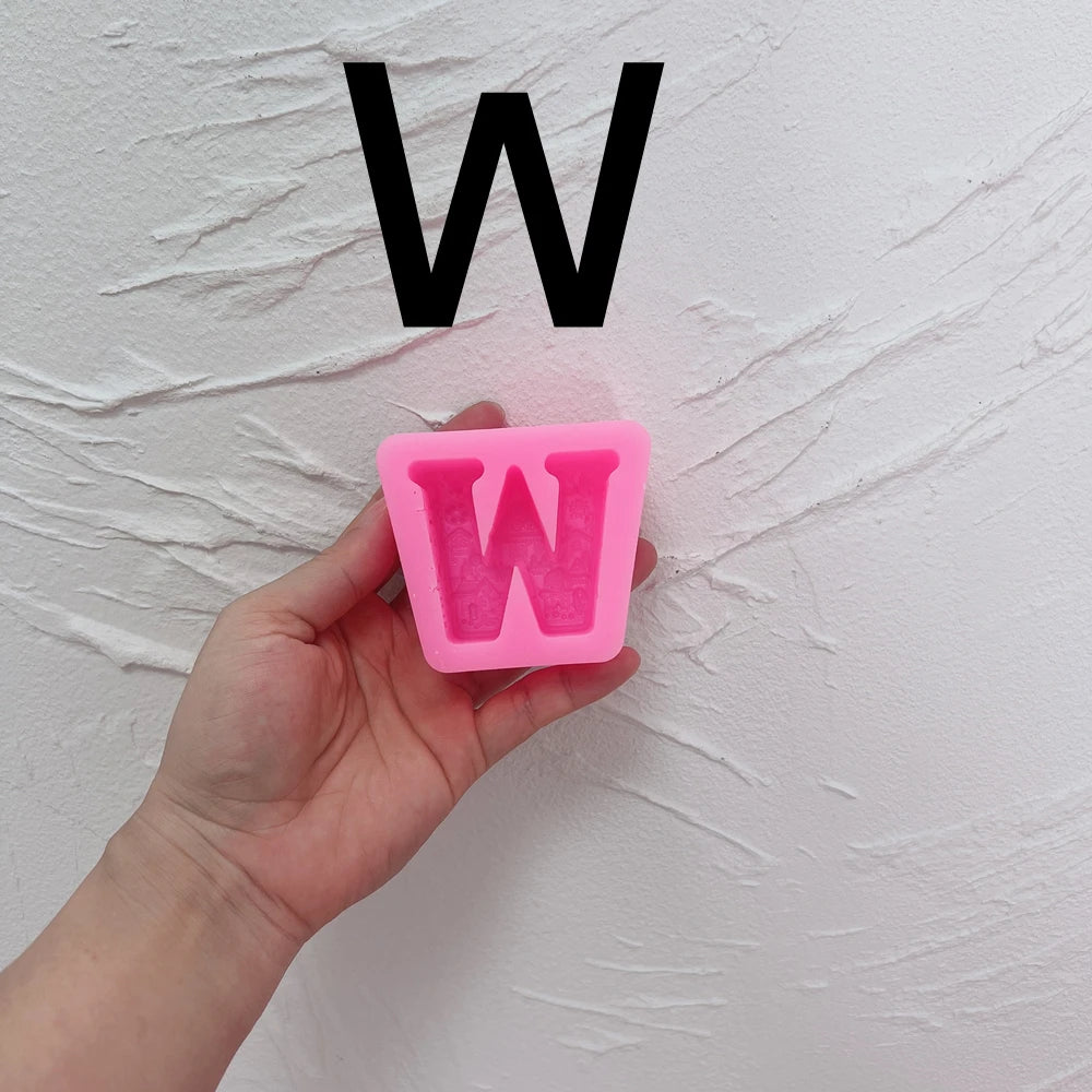 Gingerbread Alphabet & Numbers Silicone Mold