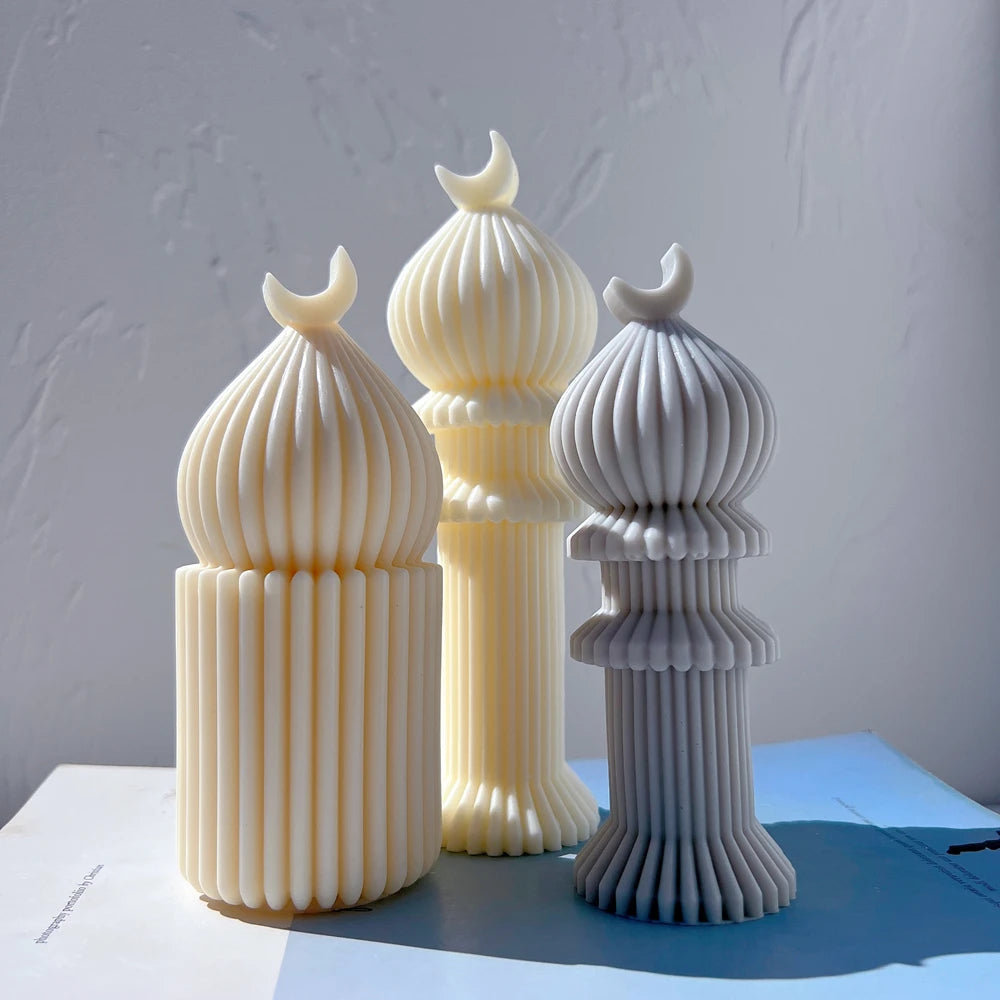 Ramadan Décor Pillar Candle Silicone Mold