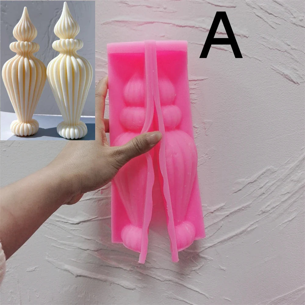 Irregular Pillar Candle Mold