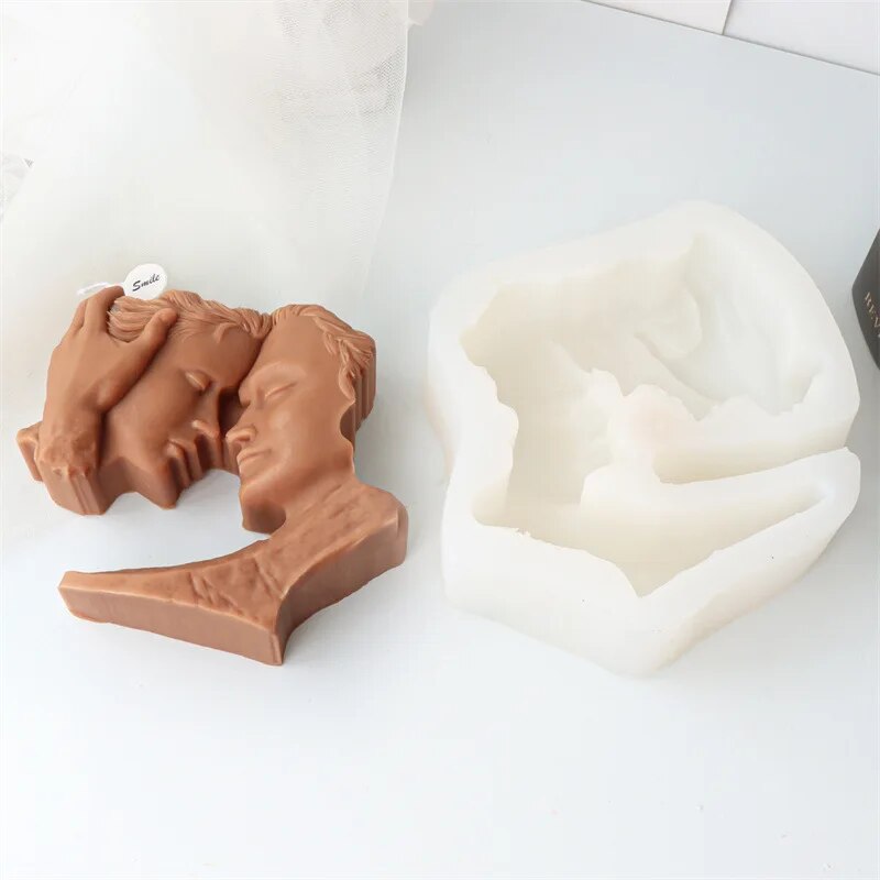 Lovers Kiss Candle Mold