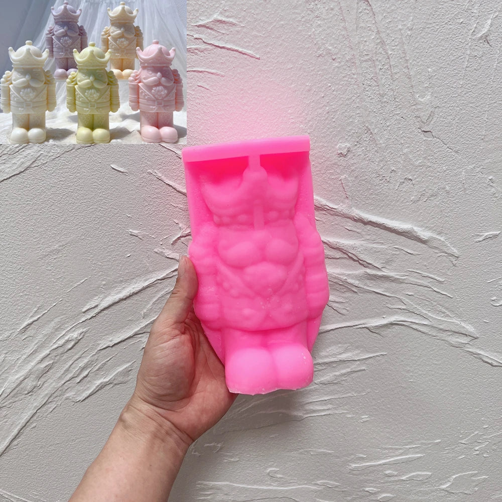 Nutcracker with Crown Silicone Mold