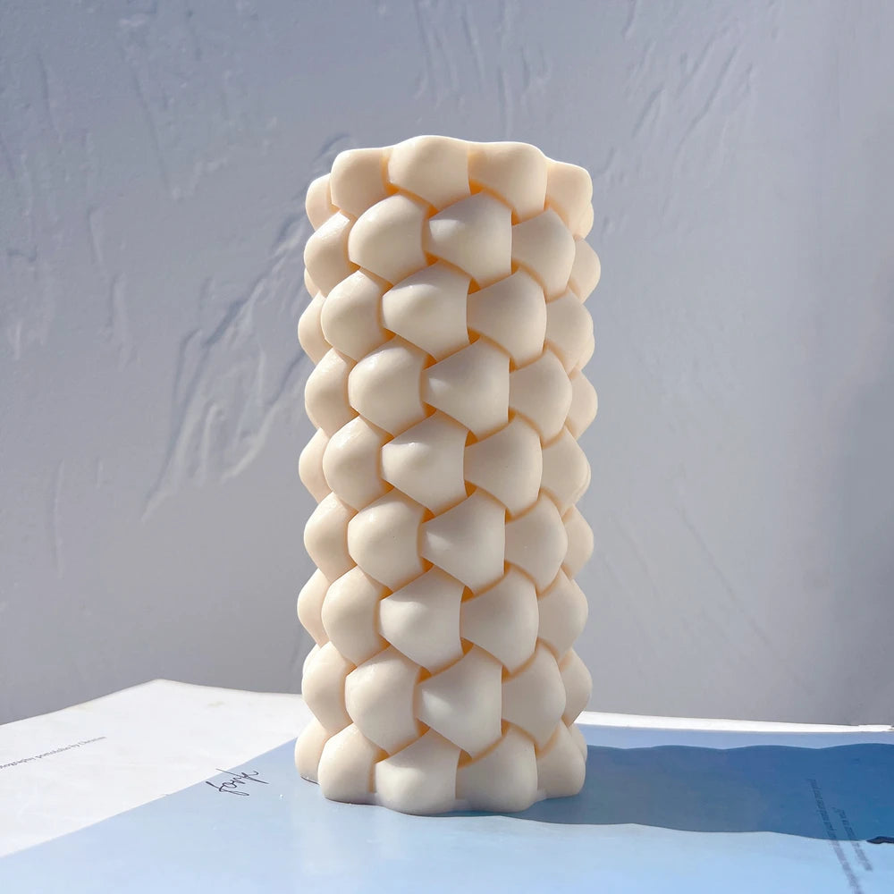 Aesthetic Bubble Pillar Candle Mold
