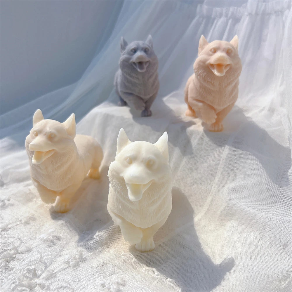 Welsh Corgi Pembroke Dog Candle Mold