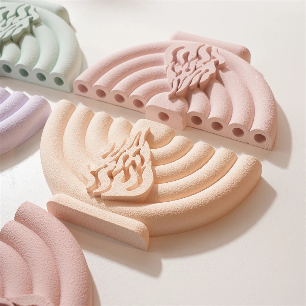 Hanukkah Menorah Candle Vessel Silicone Mold for Shabbat