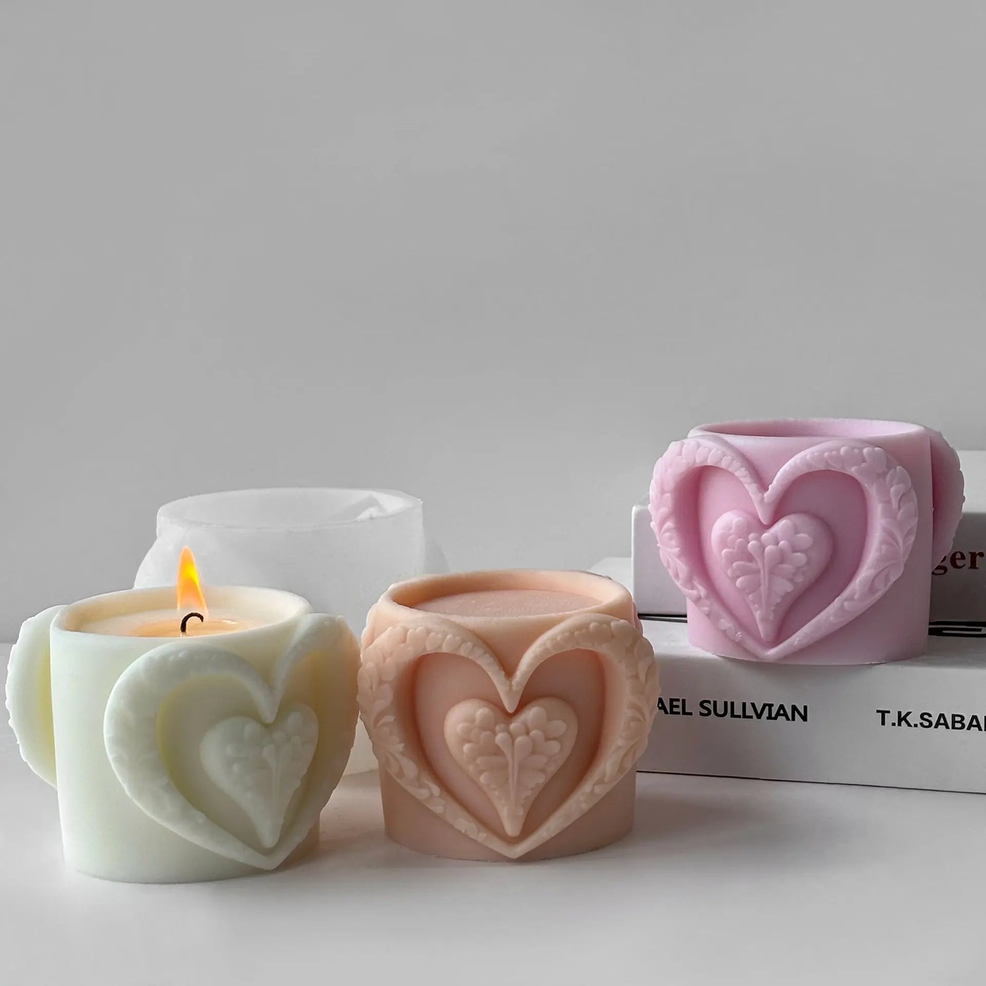 Heart Cup Silicone Candle Mold