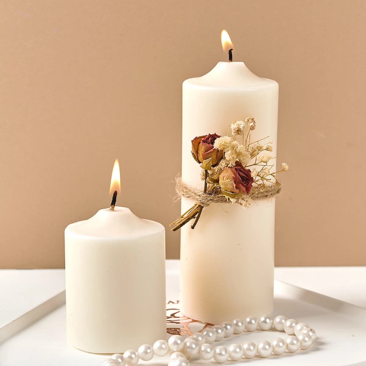 Cylindrical Taper Candle Plastic Mold