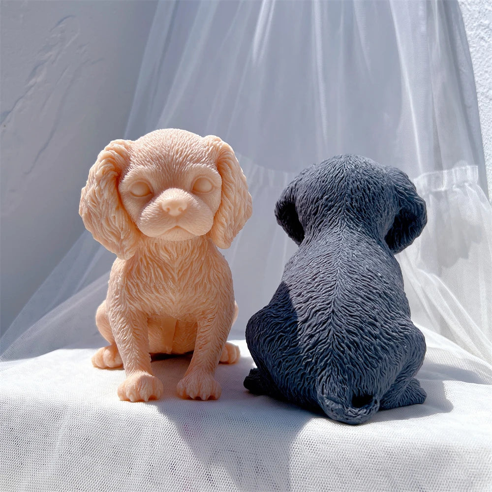 Cavalier King Charles Spaniel Dog Candle Mold