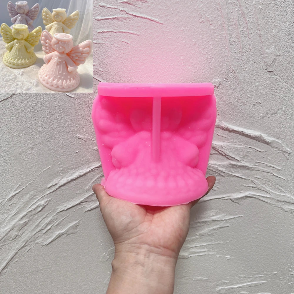 Christmas Angel Candle Mold