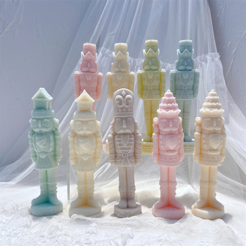 Classic Soldier Nutcracker Silicone Candle Mold