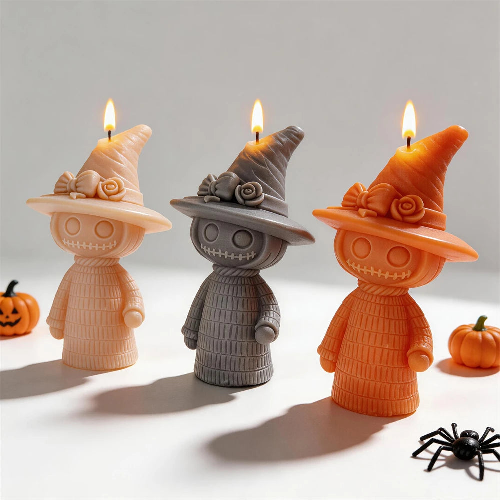 Halloween Witch Silicone Candle Mold
