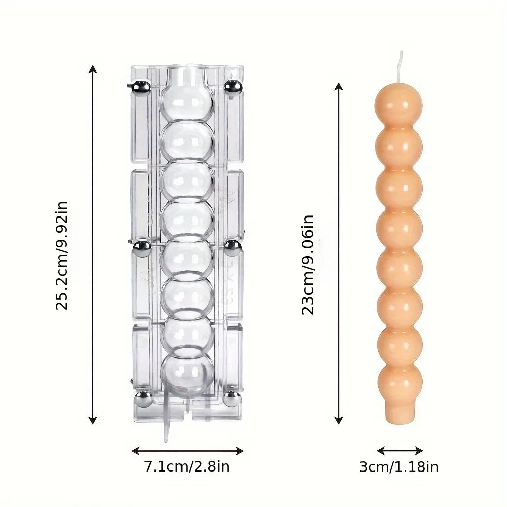 Bubble Pillar Acrylic Molds for Candle