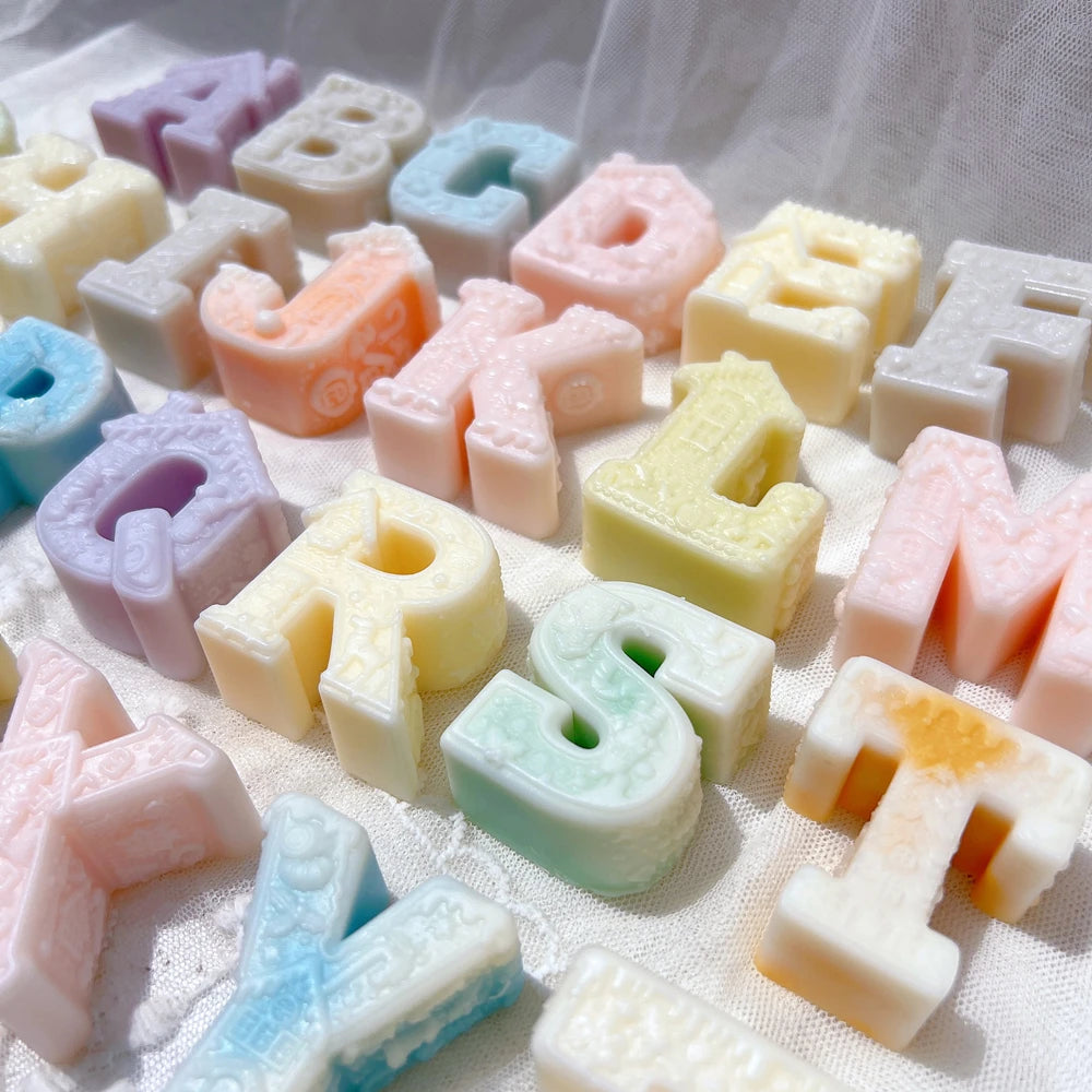 Gingerbread Alphabet & Numbers Silicone Mold
