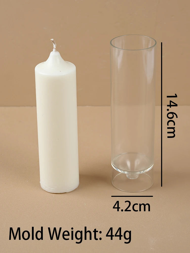 Cylindrical Taper Candle Plastic Mold