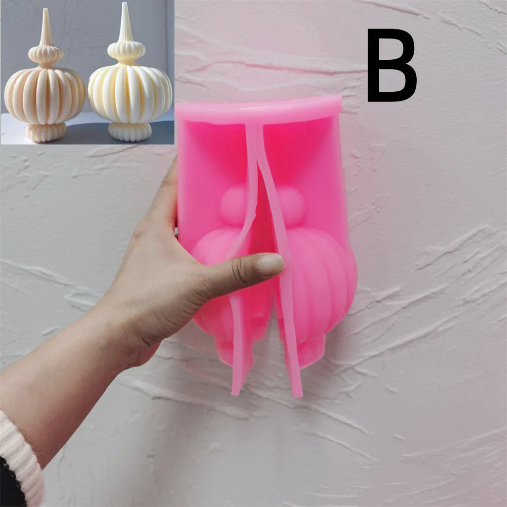 Irregular Pillar Candle Mold