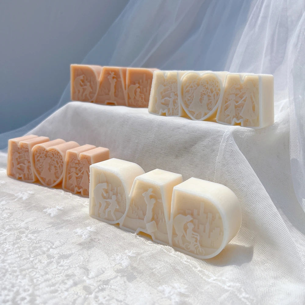 DAD & MOM Candle Mold