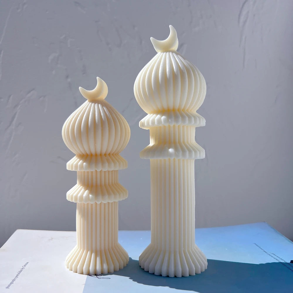 Ramadan Décor Pillar Candle Silicone Mold
