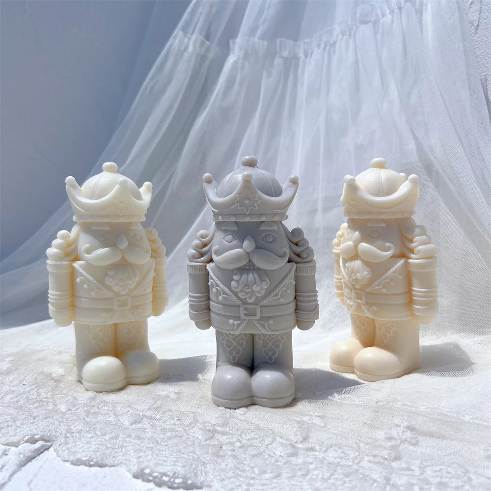 Nutcracker with Crown Silicone Mold