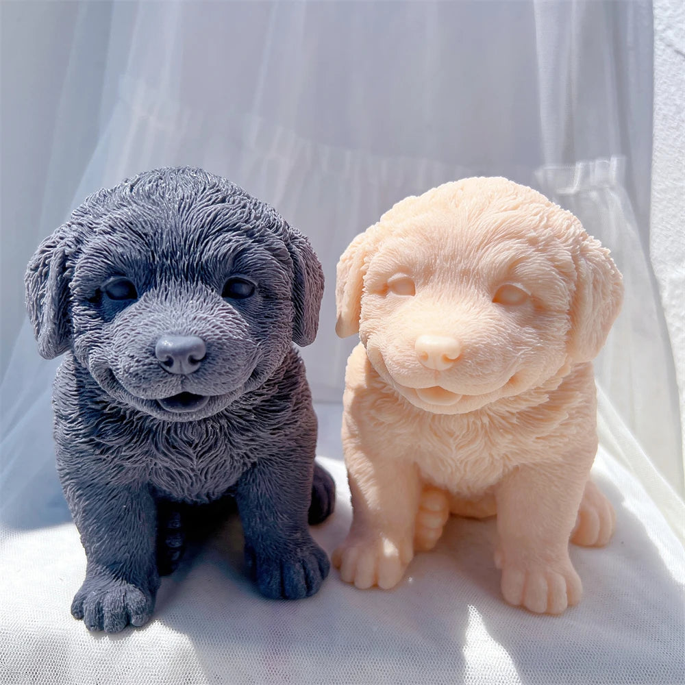 Bernese Mountain Dog Silicone Candle Mold