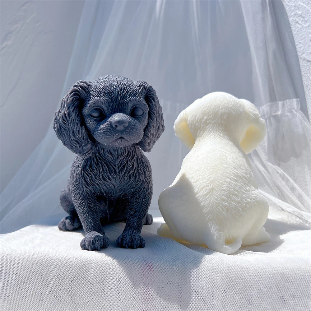 Cavalier King Charles Spaniel Dog Candle Mold