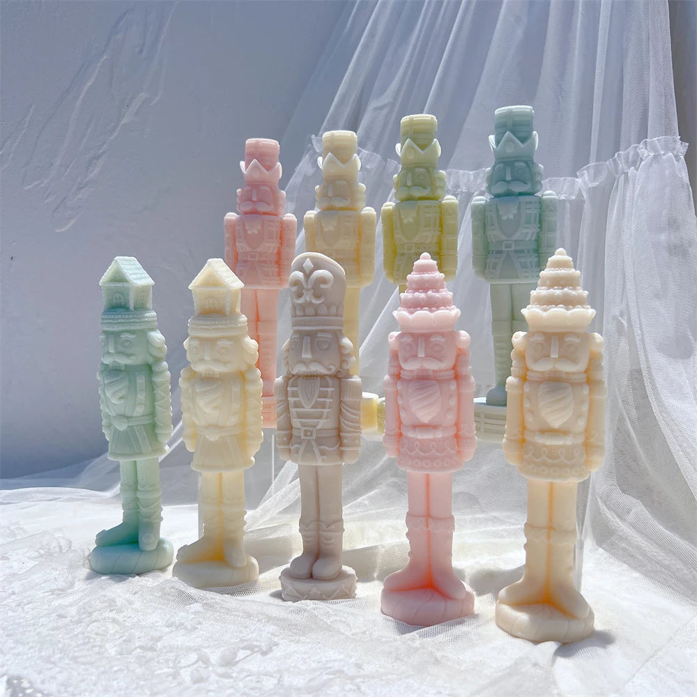 Classic Soldier Nutcracker Silicone Candle Mold