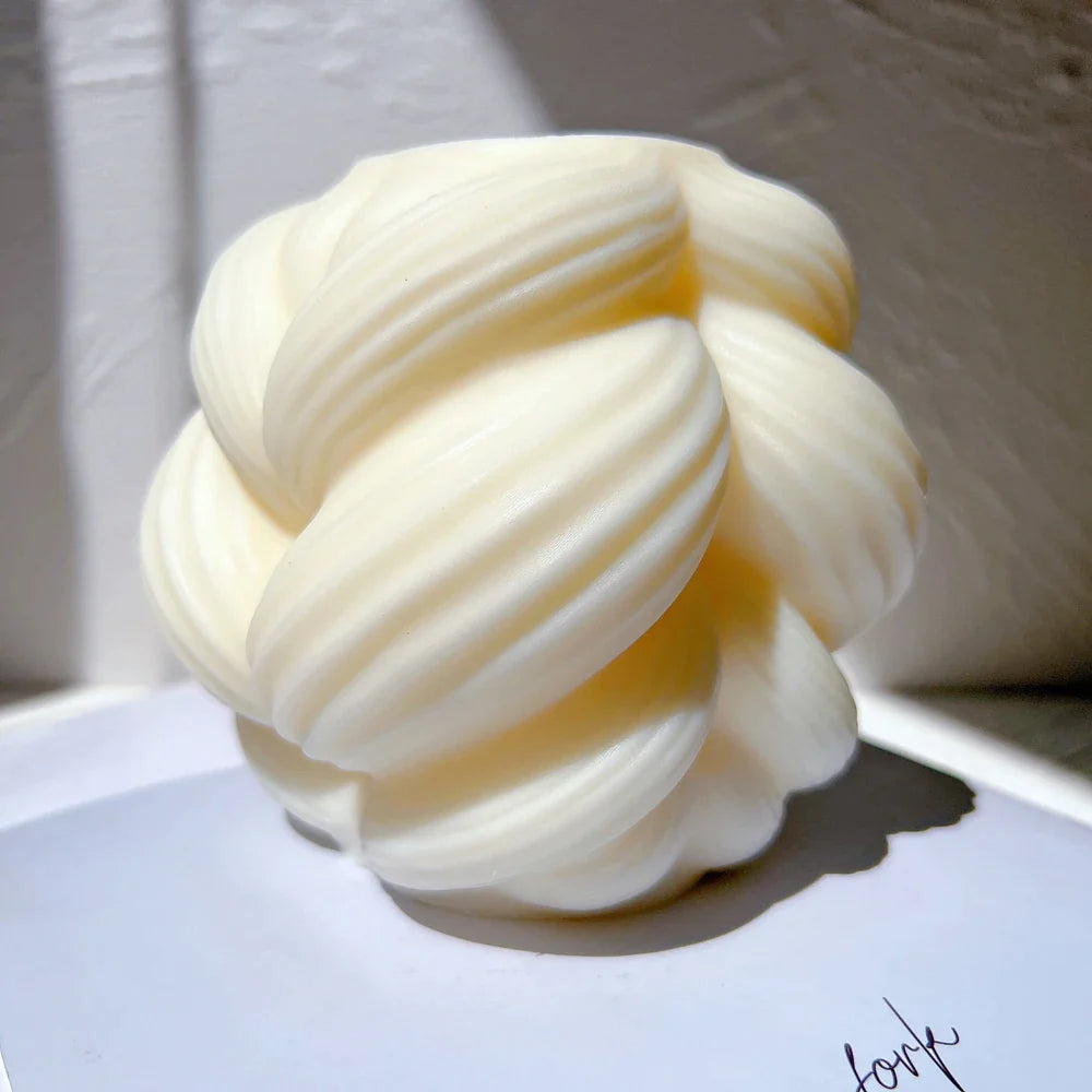 Swirl Twisted Knot Candle Molds