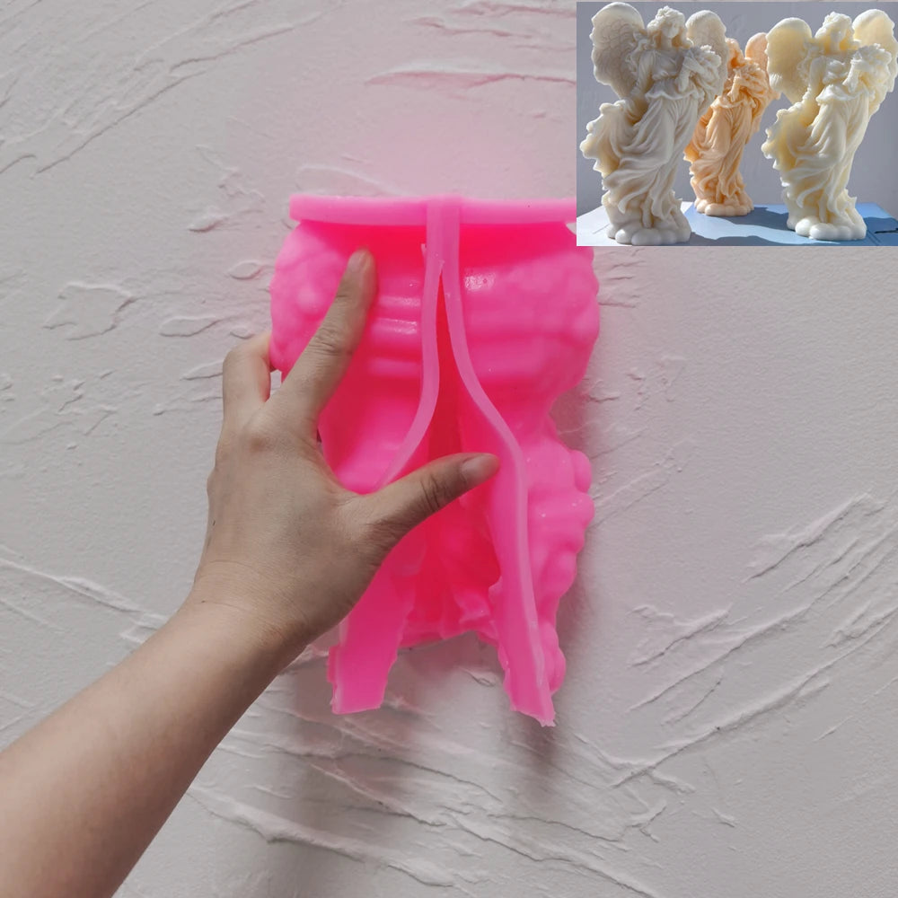 Guardian Angel & Angel of Grace Candle Mold