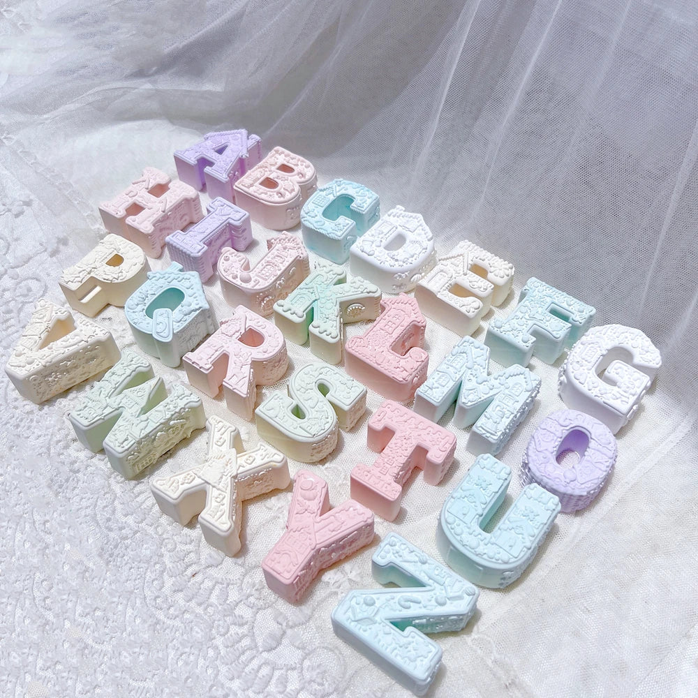 Gingerbread Alphabet & Numbers Silicone Mold